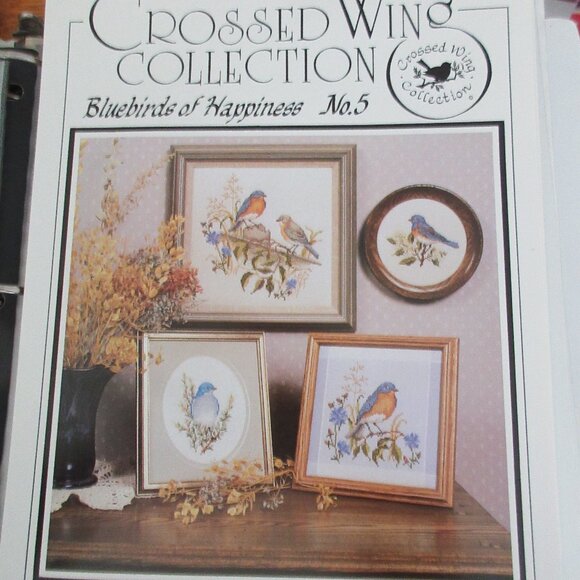 Crossed Wings collection Bluebirds of Happiness Number 5 - Picture 1 of 2